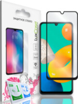 Стекло защитное LuxCase Samsung Galaxy M32 черная рамка