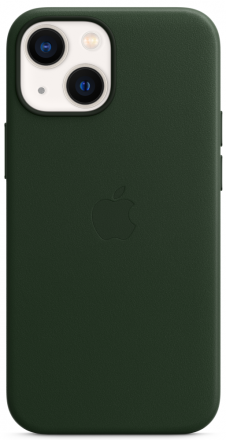 Клип-кейс Apple iPhone 13 mini MagSafe кожаный Зеленая секвойя (MM0J3ZE/A)