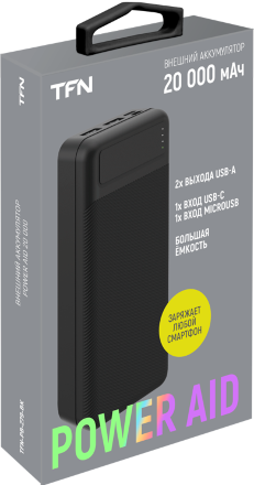 Внешний аккумулятор TFN PB-279-BK 20000mAh Black