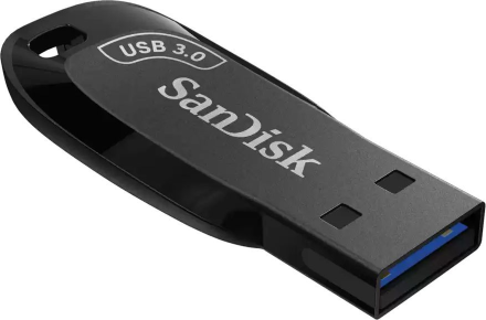 USB Flash SanDisk Ultra Shift 64Gb USB 3.0 Черный