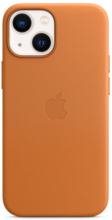 Клип-кейс Apple iPhone 13 mini MagSafe кожаный Золотистая охра (MM0D3ZE/A)