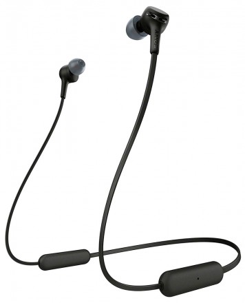 Беспроводные наушники с микрофоном Sony WIXB400 Black