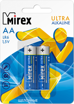 Батарея Mirex AA блистер 2шт