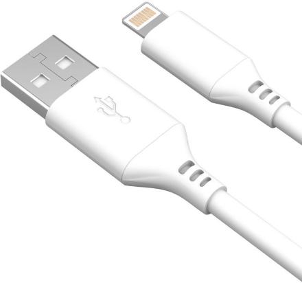 Дата-кабель Akai CBL404 USB-Lightning Apple MFI 1м White