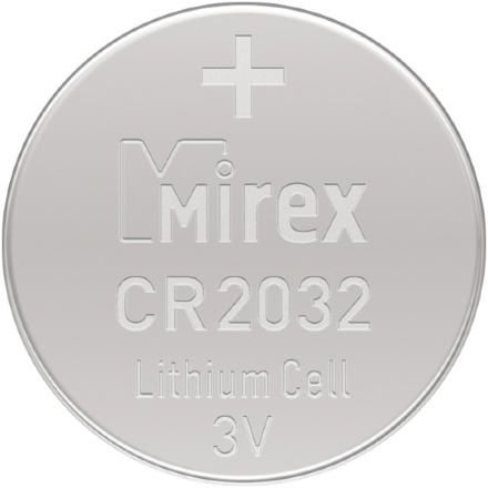 Батарея Mirex CR2032 литиевая блистер 1шт