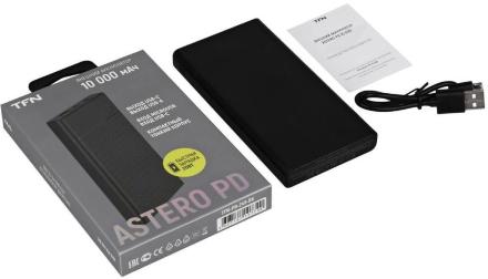 Внешний аккумулятор TFN Astero PB-249-BK 10000 mAh Черный