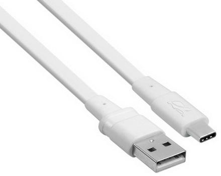 Дата-кабель Rivacase PS6002 WT12 Type С 2.0  -  USB White