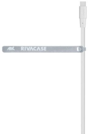 Дата-кабель Rivacase PS6002 WT12 Type С 2.0  -  USB White