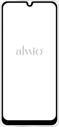 Стекло защитное Alwio Xiaomi Redmi 9 черная рамка