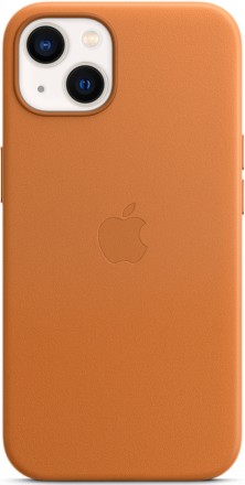 Клип-кейс Apple MagSafe для iPhone 13 кожаный Золотистая охра (MM103ZE/A)