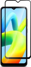 Стекло защитное Xiaomi Redmi A1+ Черная рамка