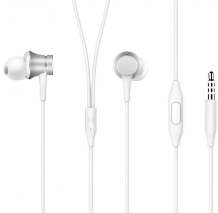 Наушники Xiaomi Mi In-Ear Headphones Basic Серебряные