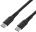 Дата-кабель Rocket Contact TPE USB-C-USB-C PD 60W 1 м Черный