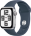 Часы Apple Watch SE 2023 GPS 40мм корпус из алюминия Серебро + ремешок Sport Band Грозовой синий (new)