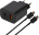 СЗУ RedLine NQC-13 USB-A-USB-C 3A + дата-кабель Type-C-Type-C PD 18W Черное