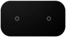 Беспроводное зарядное устройство LYAMBDA для двух телефонов LNT8-BK Black