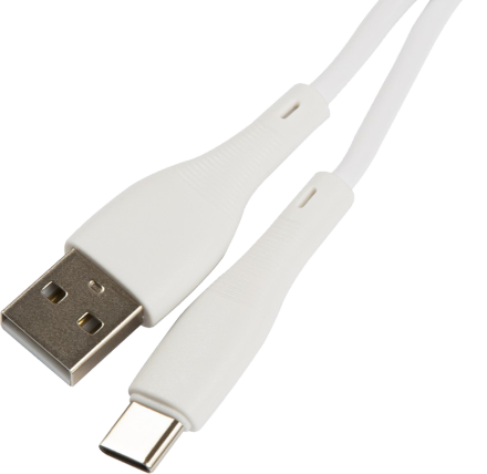 Дата-кабель UNBROKE Fika USB-Type-C 1 метр до 2A Белый