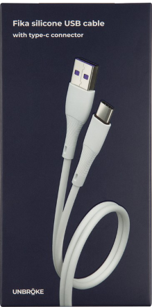 Дата-кабель UNBROKE Fika USB-Type-C 1 метр до 2A Белый