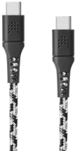 Дата-кабель Rocket Contact TPE USB-C-USB-C PD 60W 1 м Черно-белый