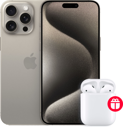Смартфон Apple iPhone 15 Pro Max 256Gb eSIM only Натуральный титан