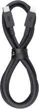 Дата-кабель VLP Nylon Cable USB-С-Lightning MFI 1,2 м Черный