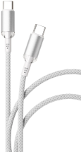 Дата-кабель VLP Diamond Cable USB C-USB C 1.2 м Белый