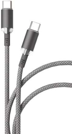 Дата-кабель VLP Diamond Cable USB C-USB C 1.2 м Серый