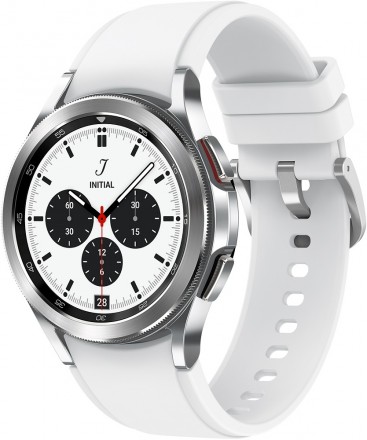 Часы Samsung Galaxy Watch4 Classic 42 mm Серебристый (SM-R880NZSACIS)