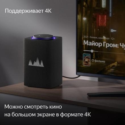 Умная колонка Яндекс Станция Макс с Zigbee Графит