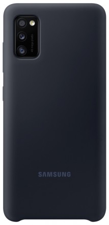 Клип-кейс Samsung A41 силиконовый Black (EF-PA415TBEGRU)