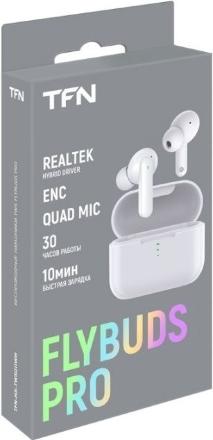 Беспроводные наушники TFN Flybuds Pro белые