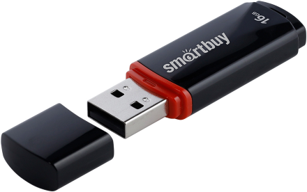 USB Flash Smartbuy 16GB USB2.0 Crown Черный