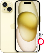 Смартфон Apple iPhone 15 256Gb SIM + SIM Желтый