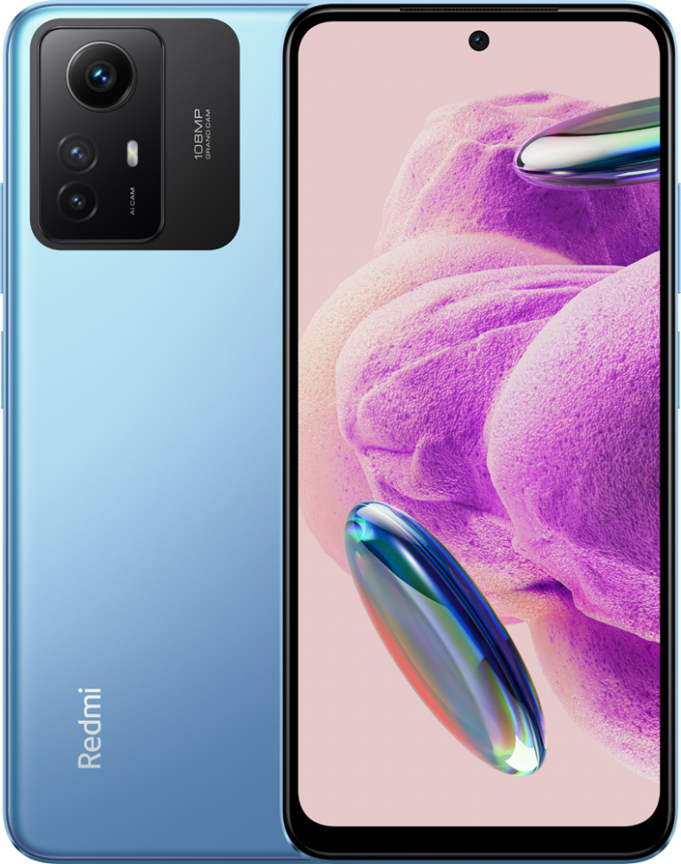 Смартфон Xiaomi Redmi Note 12S 8/256 Гб Синий лёд Смартфон Xiaomi Redmi Note 12S 8/256 Гб Синий лёд