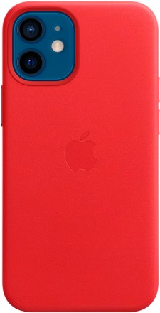 Клип-кейс Apple iPhone 12 mini MagSafe кожаный Красный (MHK73ZE/A)