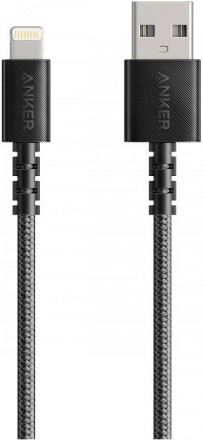 Дата-кабель Anker PowerLine Select USB-A/Lightning 1м MFI Black