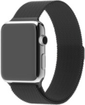 Ремешок для умных часов Krutoff Milanese для Apple Watch 42/44mm Black