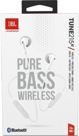 Беспроводные наушники JBL Tune 215BT White