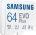 Карта памяти MicroSD Samsung EVO V6 64Gb Class10 MB-MC64KA/EU с адаптером Белая