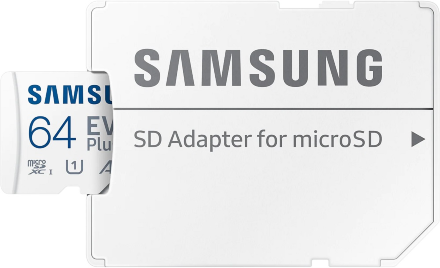 Карта памяти MicroSD Samsung EVO V6 64Gb Class10 MB-MC64KA/EU с адаптером Белая