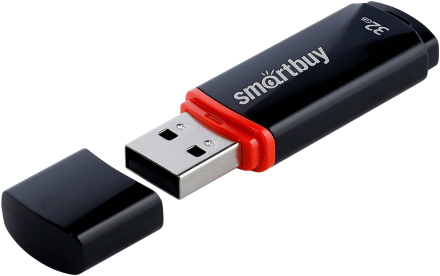 USB Flash Smartbuy 32GB USB2.0 Crown Черный