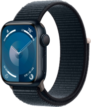 Часы Apple Watch Series 9 GPS 41мм корпус из алюминия Темная ночь + ремешок Sport Loop Темная ночь