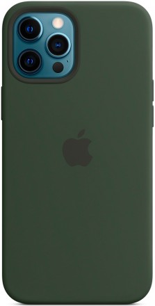 Клип-кейс Apple iPhone 12 Pro Max MagSafe силиконовый Кипрский зеленый (MHLC3ZE/A)