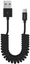 Дата-кабель Deppa USB А-microUSB 2A витой Black