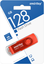 USB Flash Smartbuy 128 ГБ Twist Красный (SB128GB3TWR)