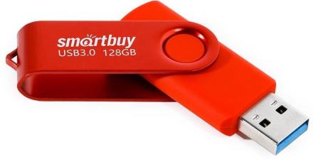 USB Flash Smartbuy 128 ГБ Twist Красный (SB128GB3TWR)