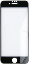 Стекло защитное RedLine iPhone 8/7/6 3D Silicone Frame черная рамка + пленка на заднюю панель