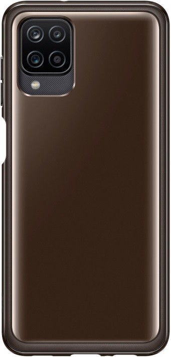 Клип-кейс Samsung Galaxy A12 Soft Clear Cover Black (EF-QA125TBEGRU) Клип-кейс Samsung Galaxy A12 Soft Clear Cover Black (EF-QA125TBEGRU)