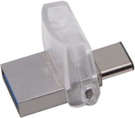 USB Flash Kingston 32Gb USB/USB TypeC OTG Data Traveler DUO3 (DTDUO3C/32GB) black