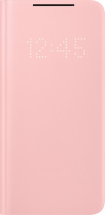 Чехол-книжка Samsung Galaxy S21 Smart LED View Cover Pink (EF-NG991PPEGRU)